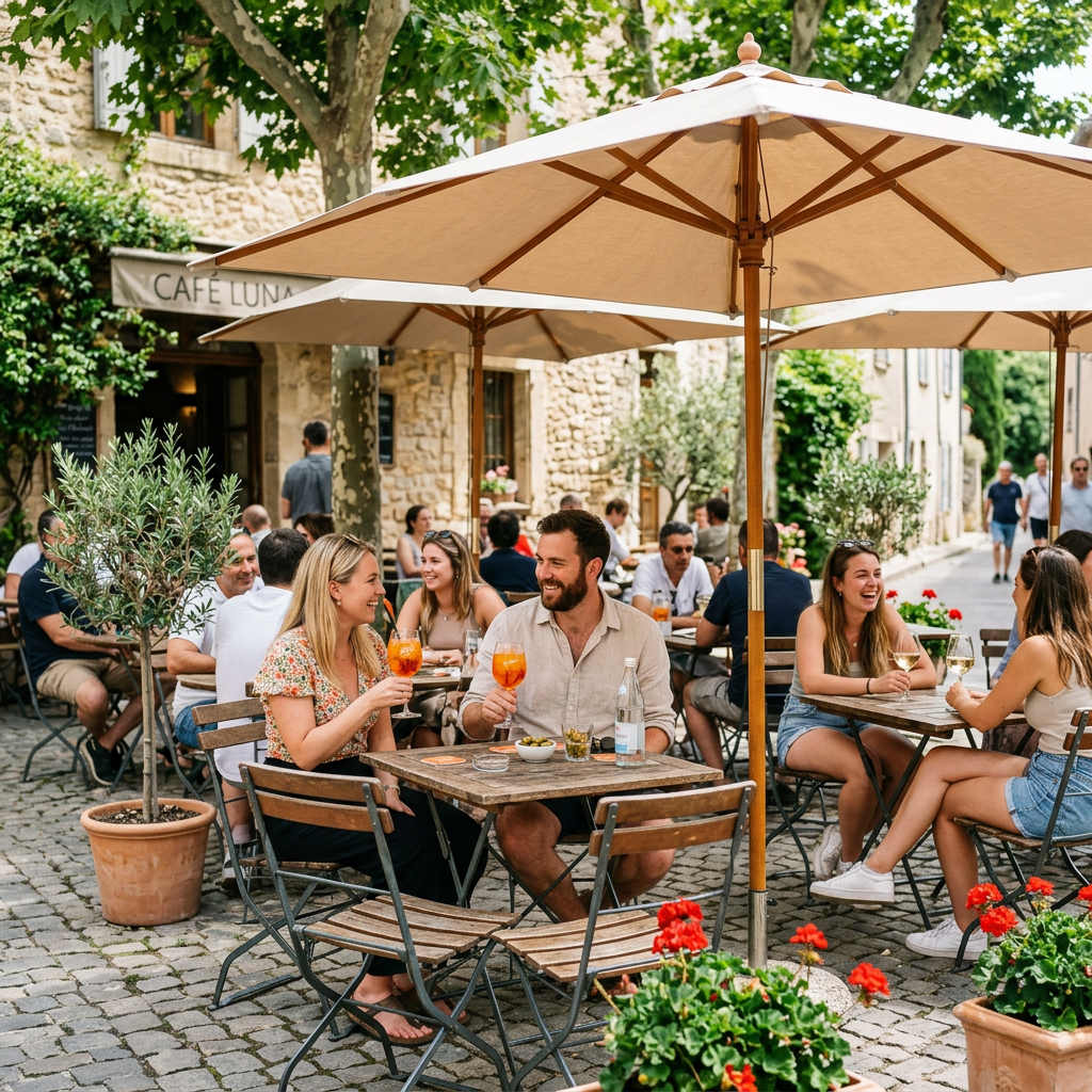 Terras Grand café Eight